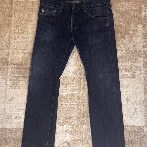 AG Adriano Goldschmied "The Matchbox" Slim Straight Stretch Dark Blue, 36 - Picture 2 of 6